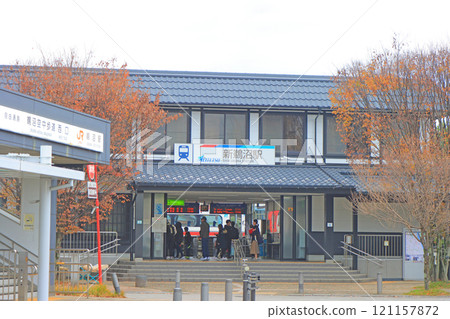 岐阜縣各務原市新宇沼站風景 岐阜縣各務原市新宇沼站風景 121157872