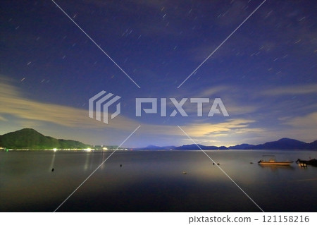 Mitsuguchi Bay at Night (Seto Inland Sea) 121158216