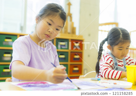 Art class after-school care image Art class after-school care image 121158285