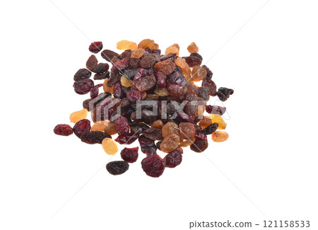 Rasins isolated on white backround 121158533