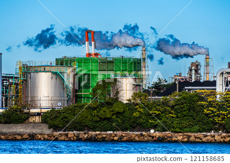 北九州工廠晨景（新日鐵住金化學）[福岡縣北九州市] 121158685