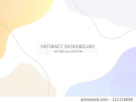 Background material of simple and abstract shapes made with pastel color gradations. A size vector illustration Background material of simple and abstract shapes made with pastel color gradations. A size vector illustration 121158698