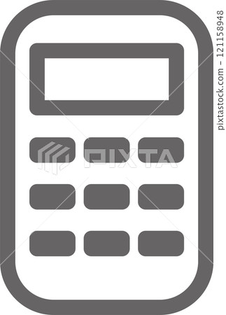 商業金錢計算器計算器經濟金錢圖示象形文字處理簡單插畫素材 商業金錢計算器計算器經濟金錢圖示象形文字處理簡單插畫素材 121158948