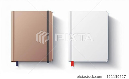 筆記本記事本樣機範本素材 121159327
