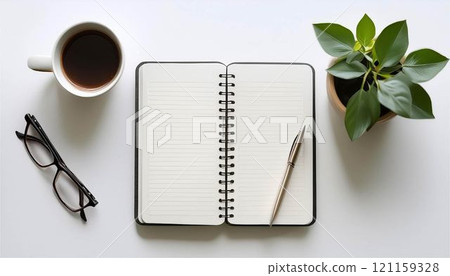 筆記本記事本樣機範本素材 筆記本記事本樣機範本素材 121159328