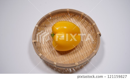 Yellow paprika 121159827