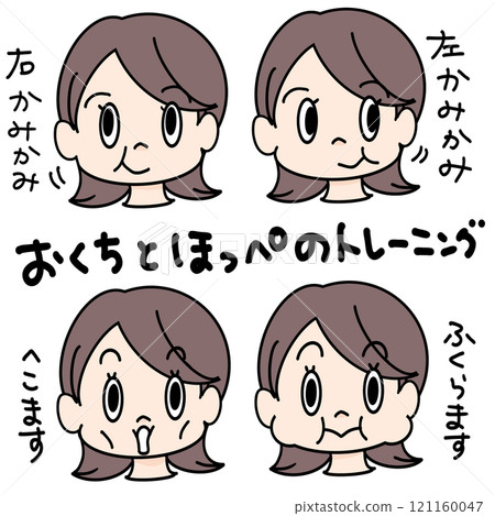 男孩臉部體操插畫集 121160047