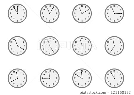 11 o'clock clock 121160152