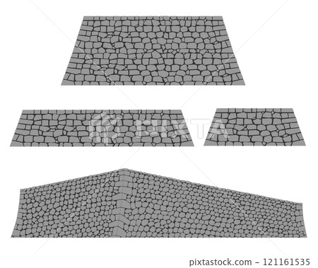 Stone wall set Stone wall set 121161535