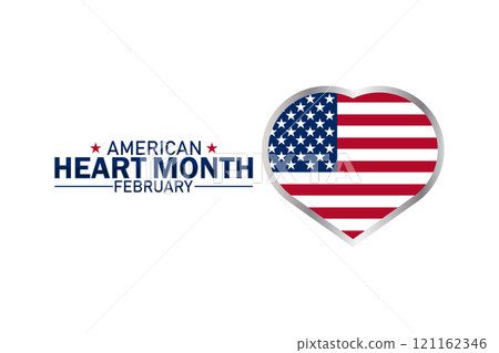 American Heart Month, Modern background 121162346