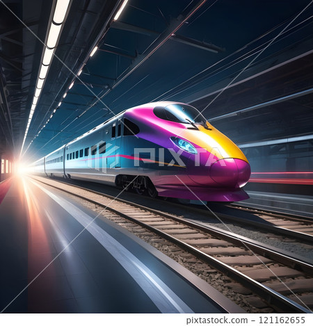 Bullet train cinematic look 121162655