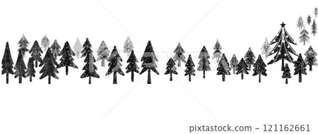 Christmas tree background illustration 121162661
