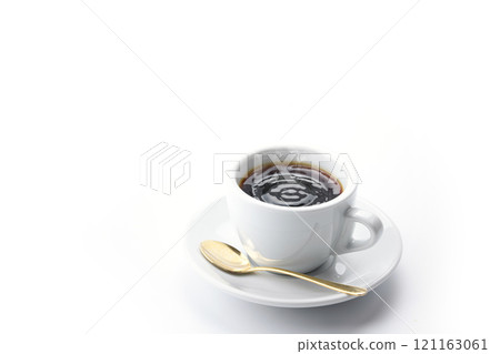 Hot coffee (white background) Hot coffee (white background) 121163061