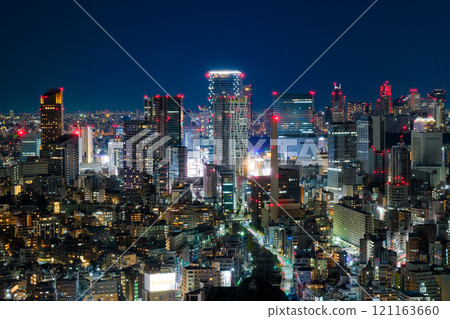 Night view of Shibuya from Yebisu Garden Place Tower, Tokyo 121163660