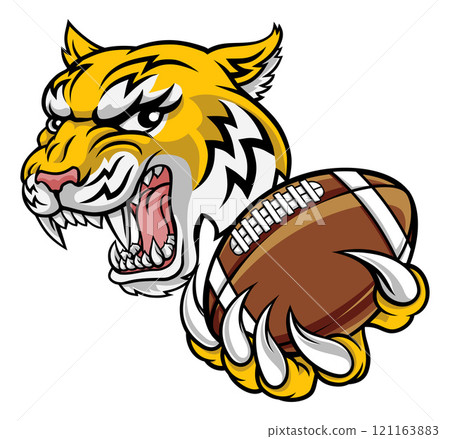 Wildcat Bobcat Bobcats Wildcats Football Mascot Wildcat Bobcat Bobcats Wildcats Football Mascot 121163883