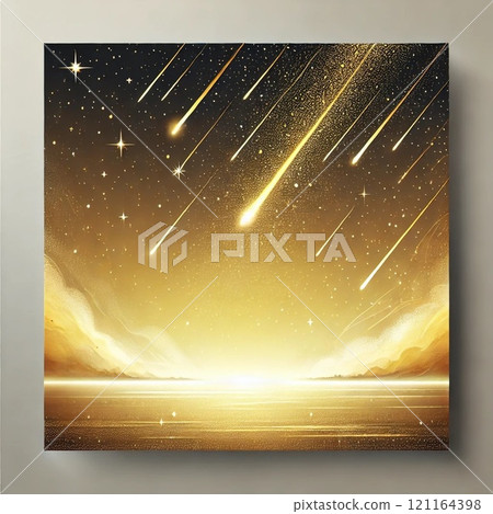 Colorful meteor shower illustration for your message Colorful meteor shower illustration for your message 121164398