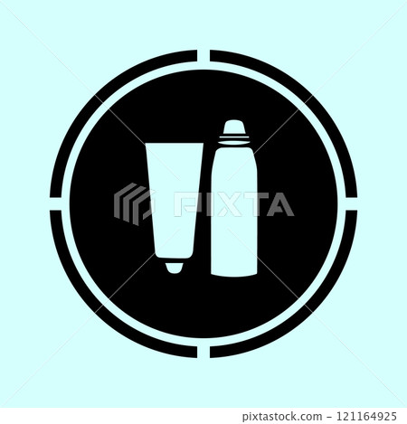 skincare facial wash icon skincare facial wash icon 121164925