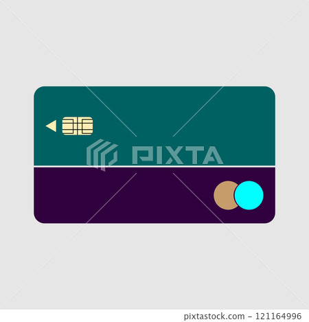 simple ATM card icon,vectors illustration 121164996