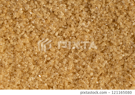 Abstract Cooking Background, Brown Cane Sugar Texture. 121165080