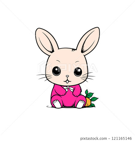 simple icon design rabbit vectors illustration simple icon design rabbit vectors illustration 121165146