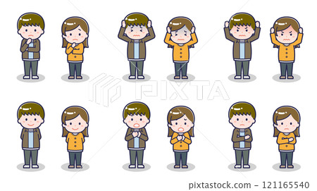 Men and women in casual clothes 05 121165540