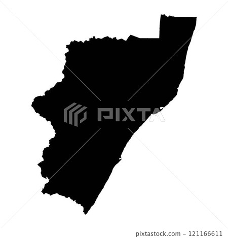 KwaZulu Natal province map, administrative division of South Africa. Vector illustration. 121166611