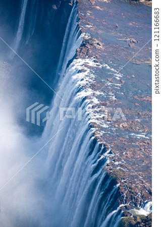 Aerial View of Victoria Falls 121166683