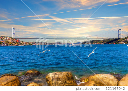 The Bank of Istanbul Istanbul near the Second Bosphorus Bridge, Turkey The Bank of Istanbul Istanbul near the Second Bosphorus Bridge, Turkey 121167042