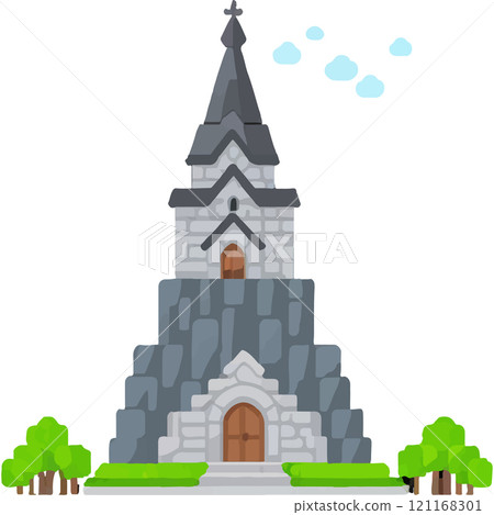 Rocky Crag Peak Cliff Serene Peaks Adventure 121168301