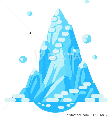 Mountain Rustic Trail Cliff Snow Wide Plateau Mountain Rustic Trail Cliff Snow Wide Plateau 121168328