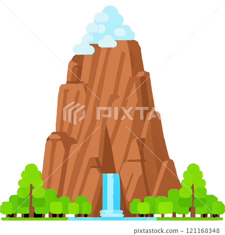 Mountain Peak Cliff Timeless Beauty Exposure 121168348