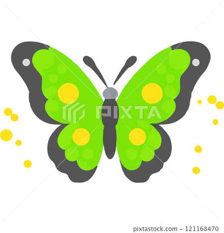 Butterfly Wings Butterfly Trails Color Nectar 121168470