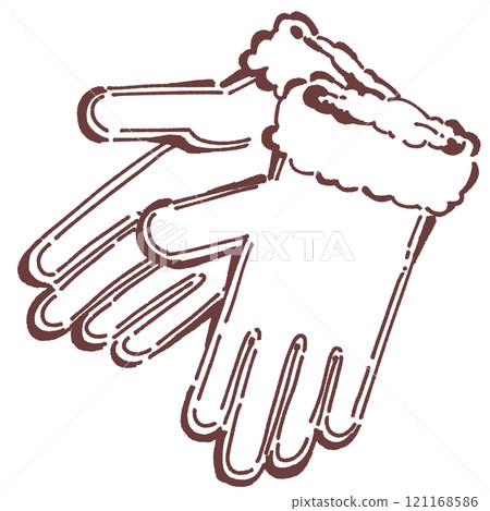 Illustration of gloves 121168586
