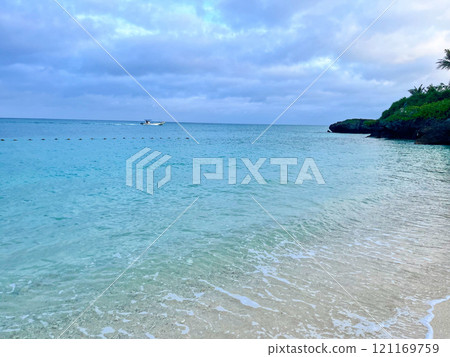 美麗的大海和天空 121169759