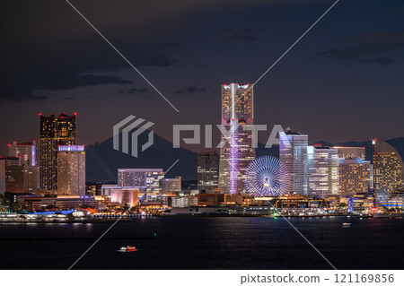 《神奈川縣》橫濱港未來夜之夜特別燈光夜景 121169856