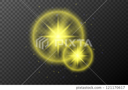 vector golden light effect with sparks vector golden light effect with sparks 121170617