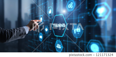 Training and Development. Educational Skills Business Internet Technology Concept 121171324