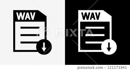 Set of image files, documents and software icons 121171941