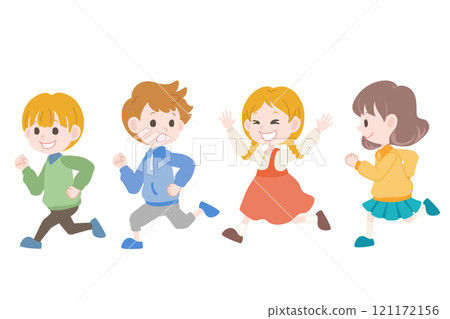 Children running 121172156