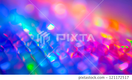 Diffuse reflection of light, glitter, background material, aurora, colorful metallic sequins 121172517