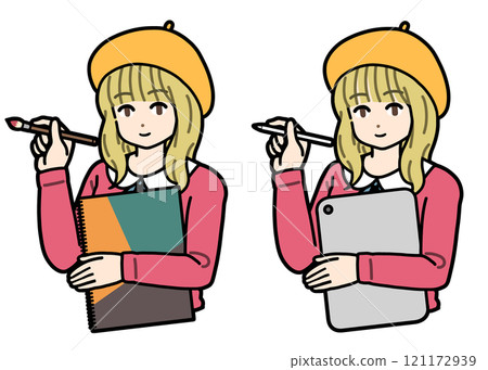 Digital and analog artists (white) Digital and analog artists (white) 121172939