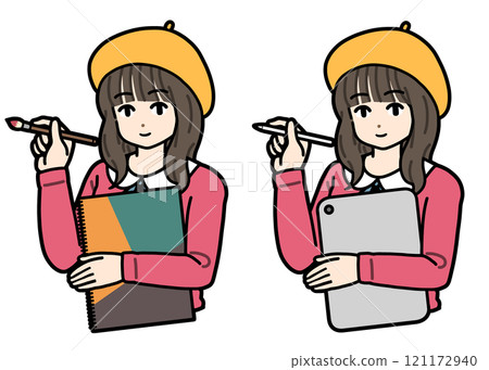 數位畫家和類比畫家(亞洲) 數位畫家和類比畫家(亞洲) 121172940