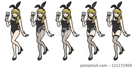 兔女郎（白） 121172969