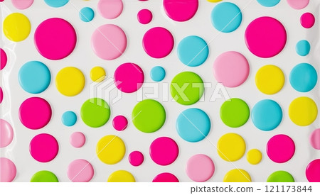 Candy color polka dot design_3 121173844