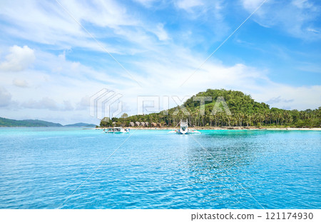 A beautiful tropical island in the Philippines. A beautiful tropical island in the Philippines. 121174930