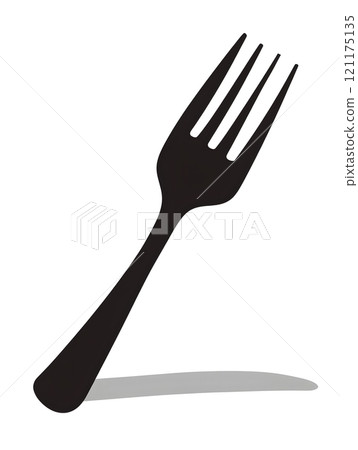 Fork utensil icon kitchen tool logo symbol tableware Fork utensil icon kitchen tool logo symbol tableware 121175135