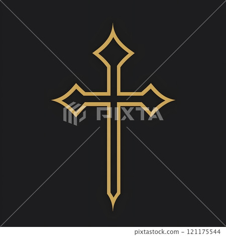 Cross Icon. Religious Faith Symbol. Christianity Religion spiritual Cross Icon. Religious Faith Symbol. Christianity Religion spiritual 121175544