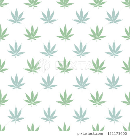 Seamless marijuana background with geometric leaves pattern Seamless marijuana background with geometric leaves pattern 121175600