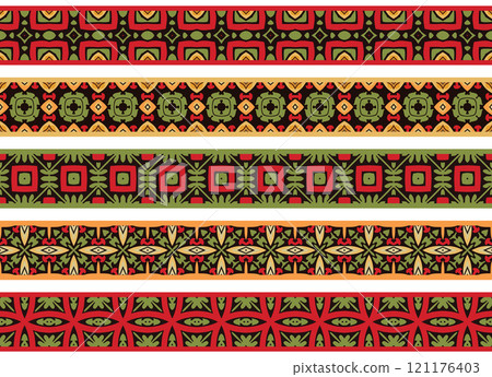 Seamless decorative borders 121176403