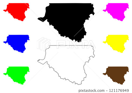 Wetzel County, State of West Virginia (U.S. county, United States of America, USA, U.S., US) map vector illustration, scribble sketch Wetzel map Wetzel County, State of West Virginia (U.S. county, United States of America, USA, U.S., US) map vector illustration, scribble sketch Wetzel map 121176949